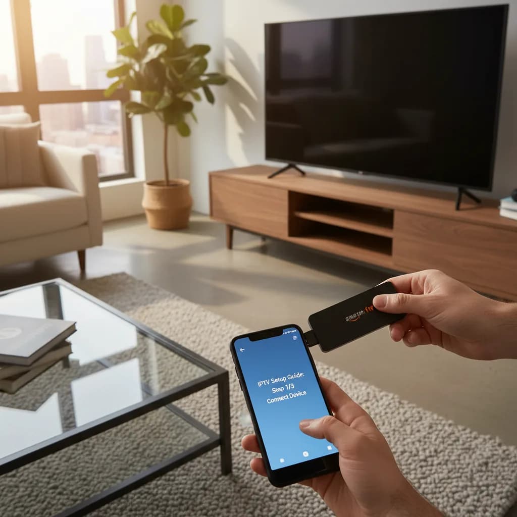 Installer l'IPTV sur Amazon Firestick : le guide pas à pas 2026 - couverture VOGIPTV